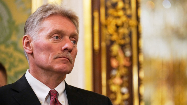 Le porte-parole du Kremlin, Dmitry Peskov, assiste à une réunion entre le président russe Vladimir Poutine et le président vénézuélien Nicolas Maduro au Kremlin, à Moscou, le 7 mai 2025.