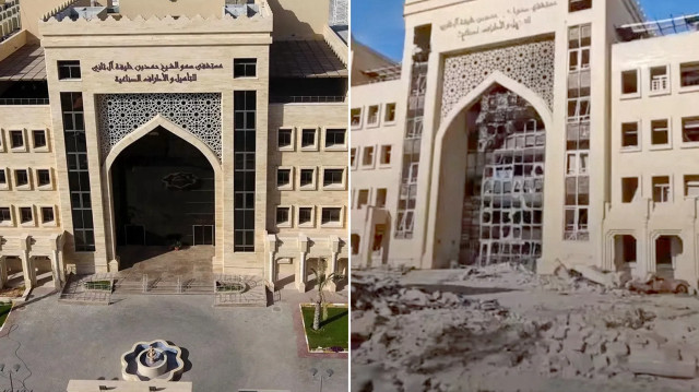 قصف إسرائيلي يستهدف مستشفى "حمد" بغزة وقطر تدين الهجوم بشدة