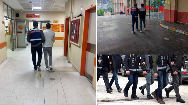 Şüphelilerin adreslerindeki aramalarda dijital materyaller ve yasaklı yayınlar ele geçirildi.