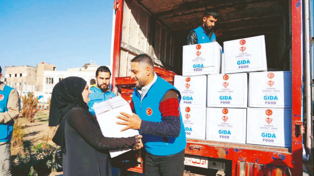 Gazze halkının en büyük ihtiyaçlarının gıda, su ve kıyafet olduğunu vurgulandı.
