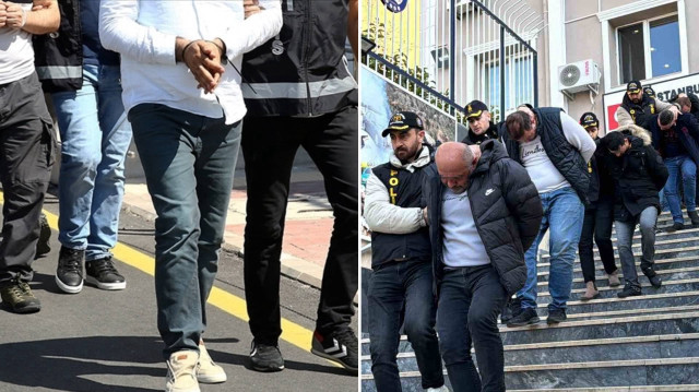 suç örgütüne yönelik operasyonlarda  36 şüpheli gözaltına alındı.