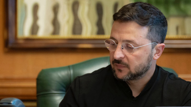 Ukrayna Devlet Başkanı Volodimir Zelenski, sosyal medya hesabından paylaşım yaptı