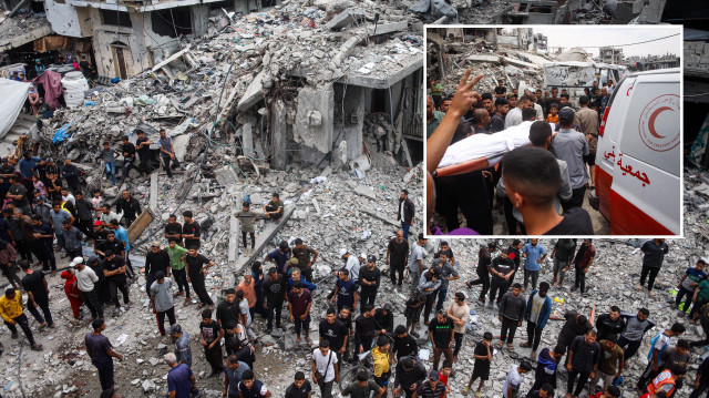 Son 24 saatte Gazze'deki hastanelere 82 ölü ve 262 yaralının getirildiği kaydedildi.