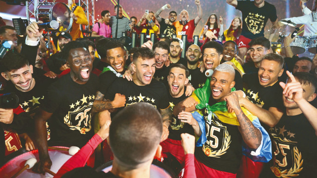 Galatasaray'ın şampiyonluk kutlaması