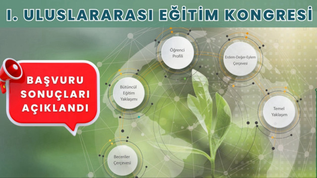 1. Uluslararası Eğitim Kongresi başvuru sonuçları belli oldu