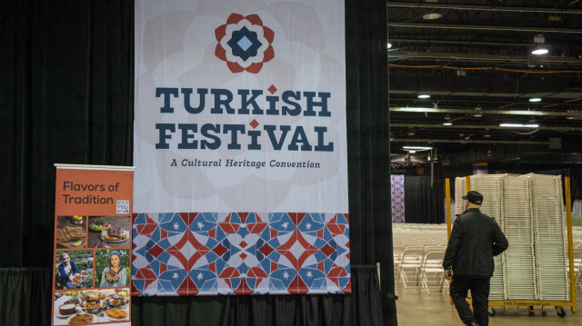 A general view of the Donald E. Stephens Convention Center as preparations are ongoing in the center on May 22, 2025 in Chicago, Illinois, United States. One of the largest US events celebrating Turkish heritage is set to launch in Chicago this week, aiming to "build a bridge of Turkish culture," an organizer said. The three-day event will mark the second edition of the festivities, treating visitors to culinary delights with renowned Turkish chef Ramazan Bingol, along with an expanded assortment of traditional crafts. (AA)
