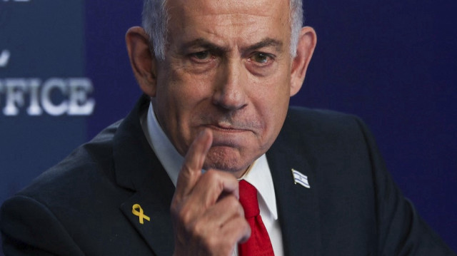 Le Premier ministre israélien Benjamin Netanyahu s'exprime lors d'une conférence de presse à Jérusalem, le 21 mai 2025.