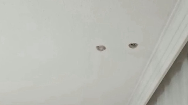 Aile kavgası binaya zarar verdi: Kardeşinin tavanına delik açtı