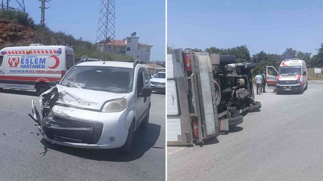 Her iki araç sürücüsü de kazadan yara almadan kurtuldu.