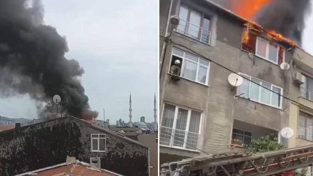 Yangında ölen ya da yaralanan olmazken, binada hasar oluştu.