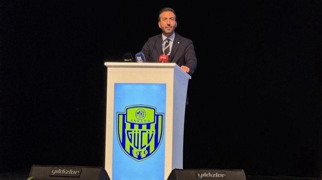 MKE Ankaragücü'nün yeni başkanı Ercüment Tekin.