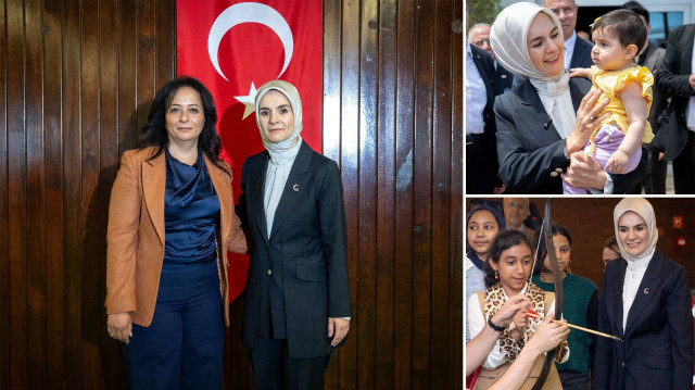 Aile ve Sosyal Hizmetler Bakanı Mahinur Özdemir Göktaş ile Filistin Sosyal Kalkınma Bakanı Samah Hamad, Bilkent Geleneksel Sporlar Gençlik ve Spor Kulübü Tesisleri'nde, İsrail'in Gazze'ye yönelik saldırılarının ardından Türkiye'ye getirilen Gazzeli çocuklarla bir araya geldi.