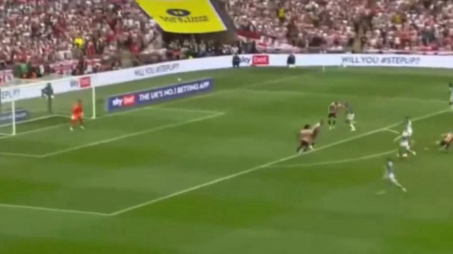 Tom Watson'un gol vuruş anı