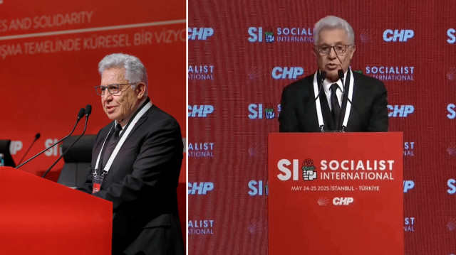 Zülfü Livaneli Sosyalist Enternasyonal Konsey Toplantısı’nda konuştu.