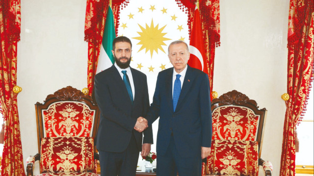 Ahmed Şara - Cumhurbaşkanı Recep Tayyip Erdoğan