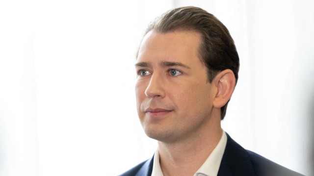 L'ancien chancelier autrichien Sebastian Kurz est vu dans la salle d'audience avant l'audition de son appel contre sa condamnation pour faux témoignage, le 26 mai 2025 à Vienne, en Autriche.
