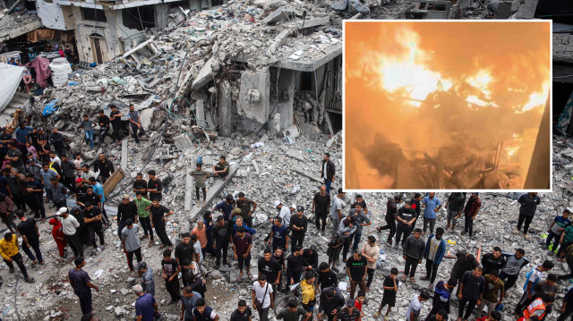 Saldırıda aralarında çocukların da bulunduğu en az 19 kişinin hayatını kaybettiği açıklanırken, enkaz altında kalanları arama çalışmalarının sürdüğü bildirildi.