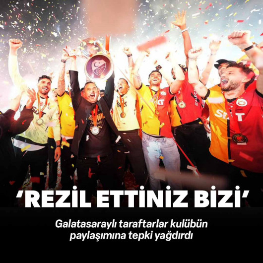 Galatasaray paylaşıma tepki yağdı: Rezil ettiniz bizi
