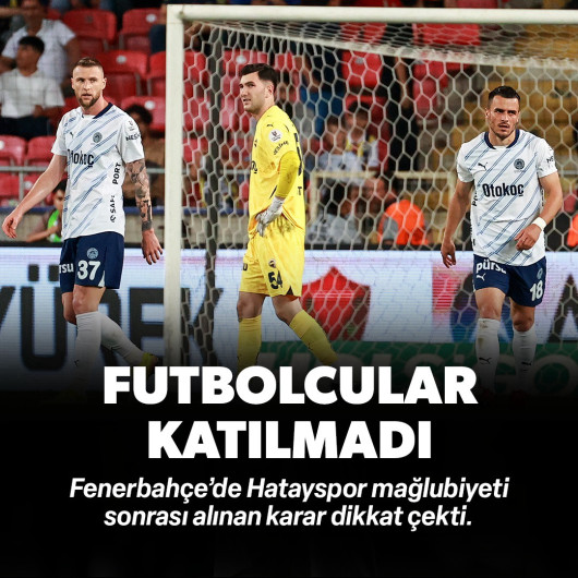 Fenerbahçeli futbolculardan maç sonu tepki çeken hareket