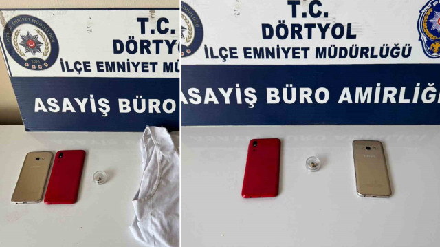 Şahısların yapılan üst aramasında; 2 adet telefon, 2 adet kulak içi aparat, 1 adet kopya çekmek için kullanılan atlet ele geçirildi.