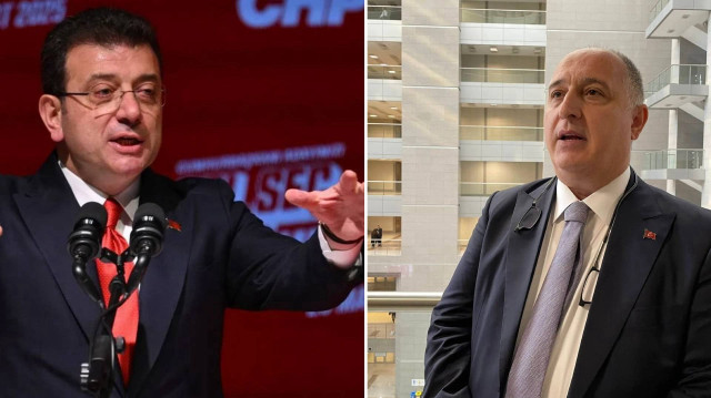 Ekrem İmamoğlu ve İBB Muhtarlık İşleri Daire Başkanı Yavuz Saltık