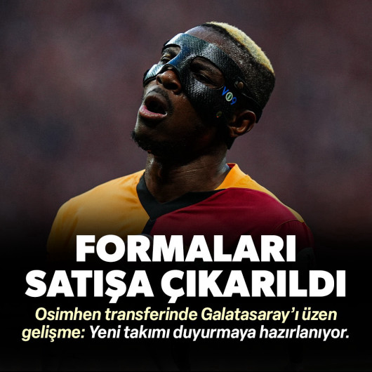 Victor Osimhen'in yeni adresi belli oluyor: Kulüp formalarını satışa çıkardı