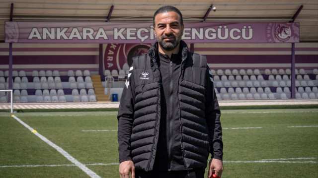 Trendyol 1. Lig ekiplerinden Emre Gökdemir İnşaat Ankara Keçiörengücü'nün teknik direktörü Sedat Ağçay.