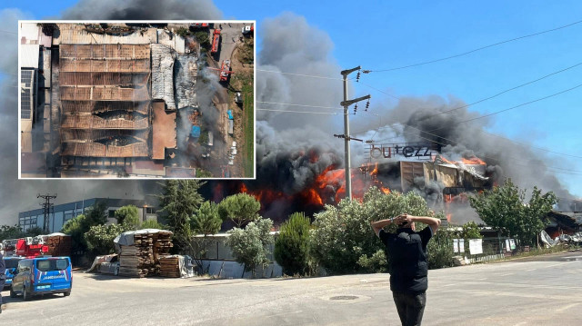 Torbalı ilçesi Ayrancılar'da İnönü Mahallesi'nde bulunan Giysan Sandalye fabrikasında bugün saat 15.00 sıralarında yangın çıktı. 
