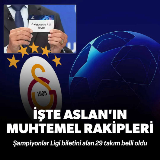 Şampiyonlar Ligi'nde 29 takım netleşti: İşte Galatasaray'ın muhtemel rakipleri  
