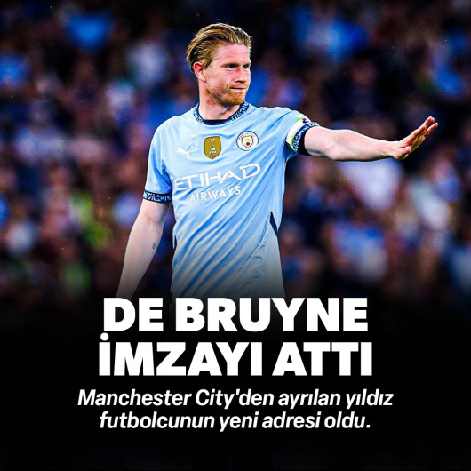 Kevin de Bruyne'nin yeni adresi belli oldu: Avrupa devine imzayı attı