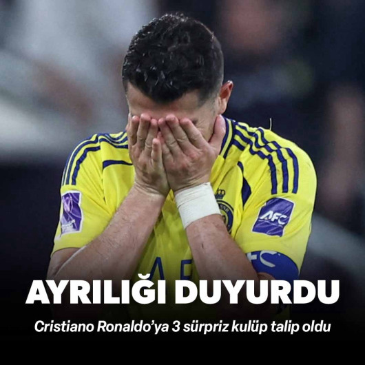 Cristiano Ronaldo ayrılığı duyurdu: 3 sürpriz kulüp talip oldu