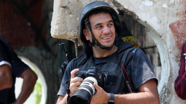 Le photojournaliste de l’agence Anadolu (AA), Issam Rimavi