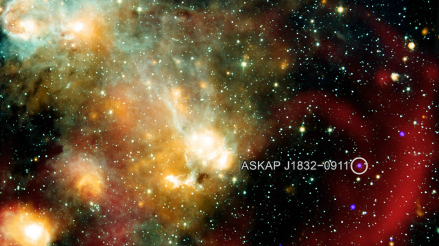 ASKAP J1832-0911, situé à 15 000 années-lumière, défie les modèles classiques d’astrophysique.