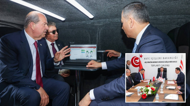 Türkiye'nin desteğiyle KKTC'de Göç Yönetim Merkezi açılışı ve 6 mobil hizmet aracı teslimi gerçekleşti.