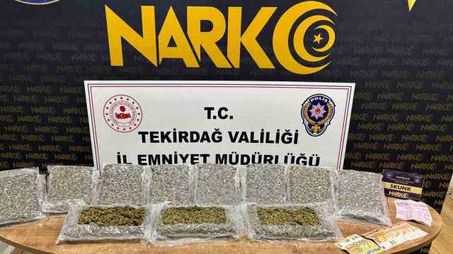 Tekirdağ'da düzenlen uyuşturucu operasyonlarında 10 kişi tutuklandı.