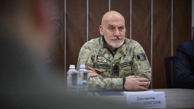 Le président du Comité militaire de l’OTAN, l’amiral Giuseppe Cavo Dragone