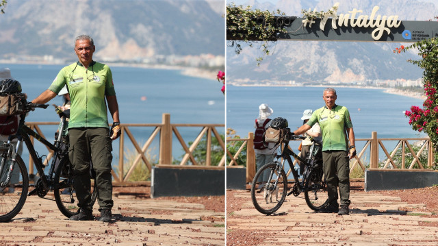 Toros Dağları'na hafta sonları giderek günlük ortalama 150-200 kilometre pedal çeviren Güngör, yıllık izinlerinde de Anadolu şehirlerini bisikletle gezmeye başladı.