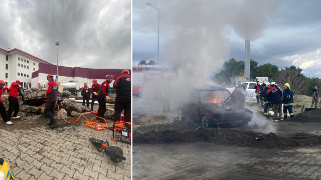 Ardahan'da hava saldırısı karşı nefes kesen tatbikat