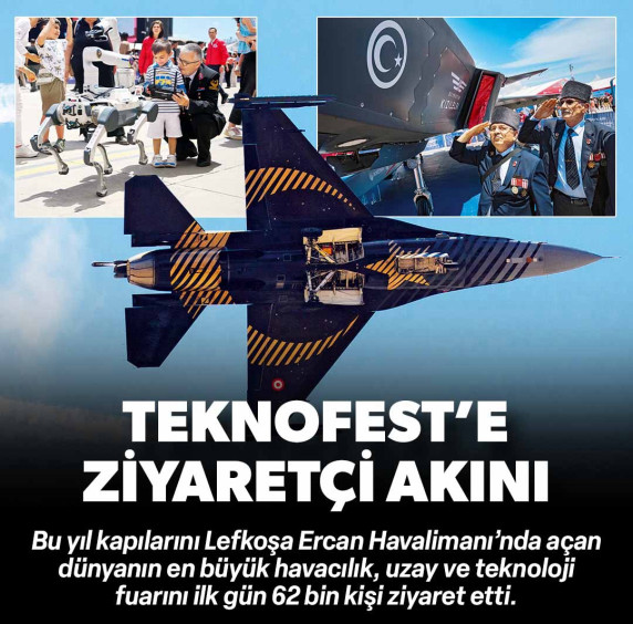 TEKNOFEST'e ziyaretçi akını: İlk günde 62 bin