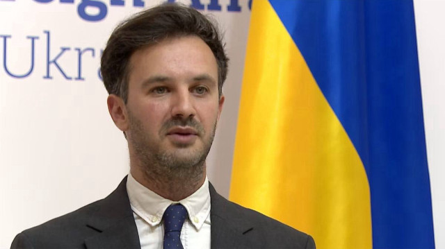Le porte-parole du Ministre ukrainien des Affaires étrangères, Heorhii Tykhyi.