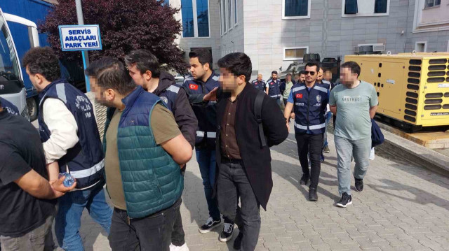Samsun merkezli ‘Maydonoz Döner' operasyonunda 14 şüpheli adliyede