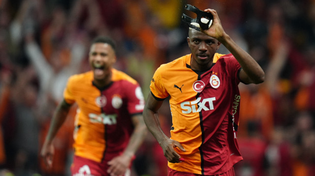 Trendyol Süper Lig'in 38. ve son haftasında Galatasaray ile RAMS Başakşehir, RAMS Park'ta karşılaştı. Galatasaray oyuncusu Victor Osimhen attığı golün ardından sevinç yaşadı.