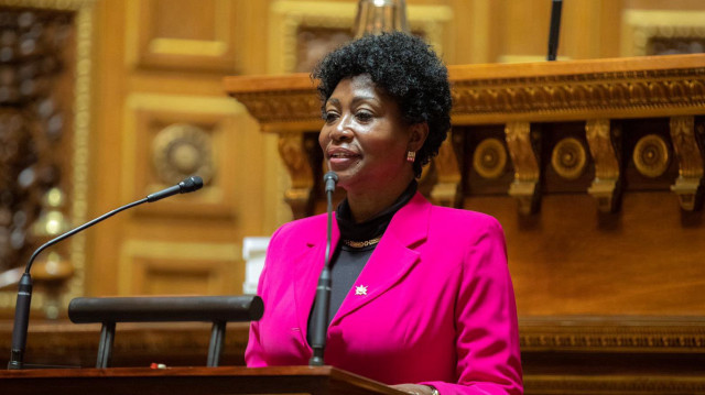 La Sénatrice française Annick Petrus.