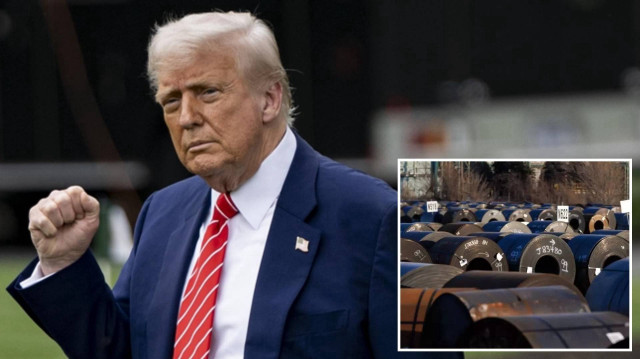 Trump, US Steel'in Pennsylvania'daki tesisinde çelik endüstrisine ilişkin açıklamalarda bulundu.