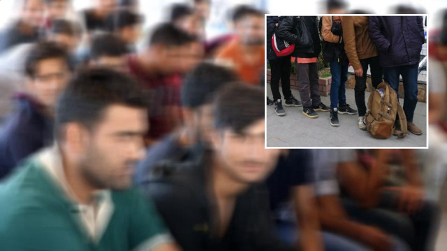 Yakalanan düzensiz göçmenler, İl Göç İdaresi Müdürlüğü'ne gönderildi.