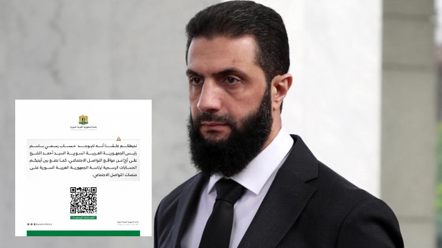 Suriye Cumhurbaşkanı Ahmed Şara.