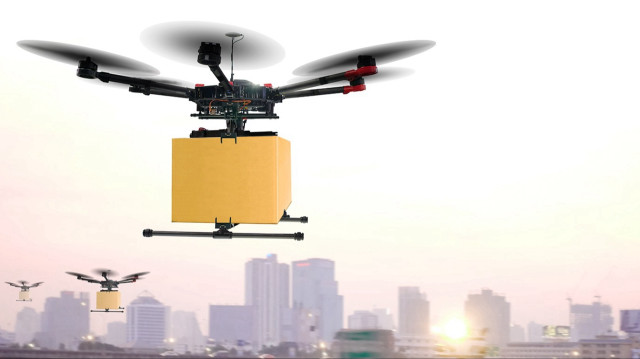 Dron ile zehir uçurdular.