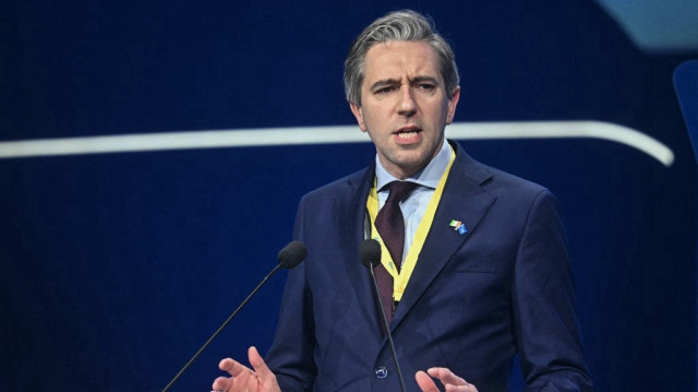 Le ministre irlandais des Affaires étrangères, Simon Harris