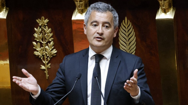Le ministre français de la Justice, Gérald Darmanin, à l’Assemblée nationale à Paris, le 29 avril 2025.