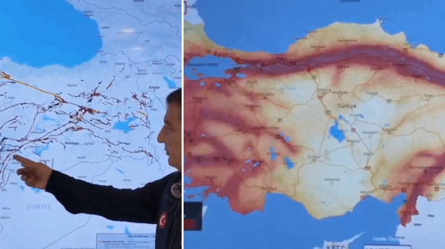 Türkiye deprem tehlike haritası yenilendi.